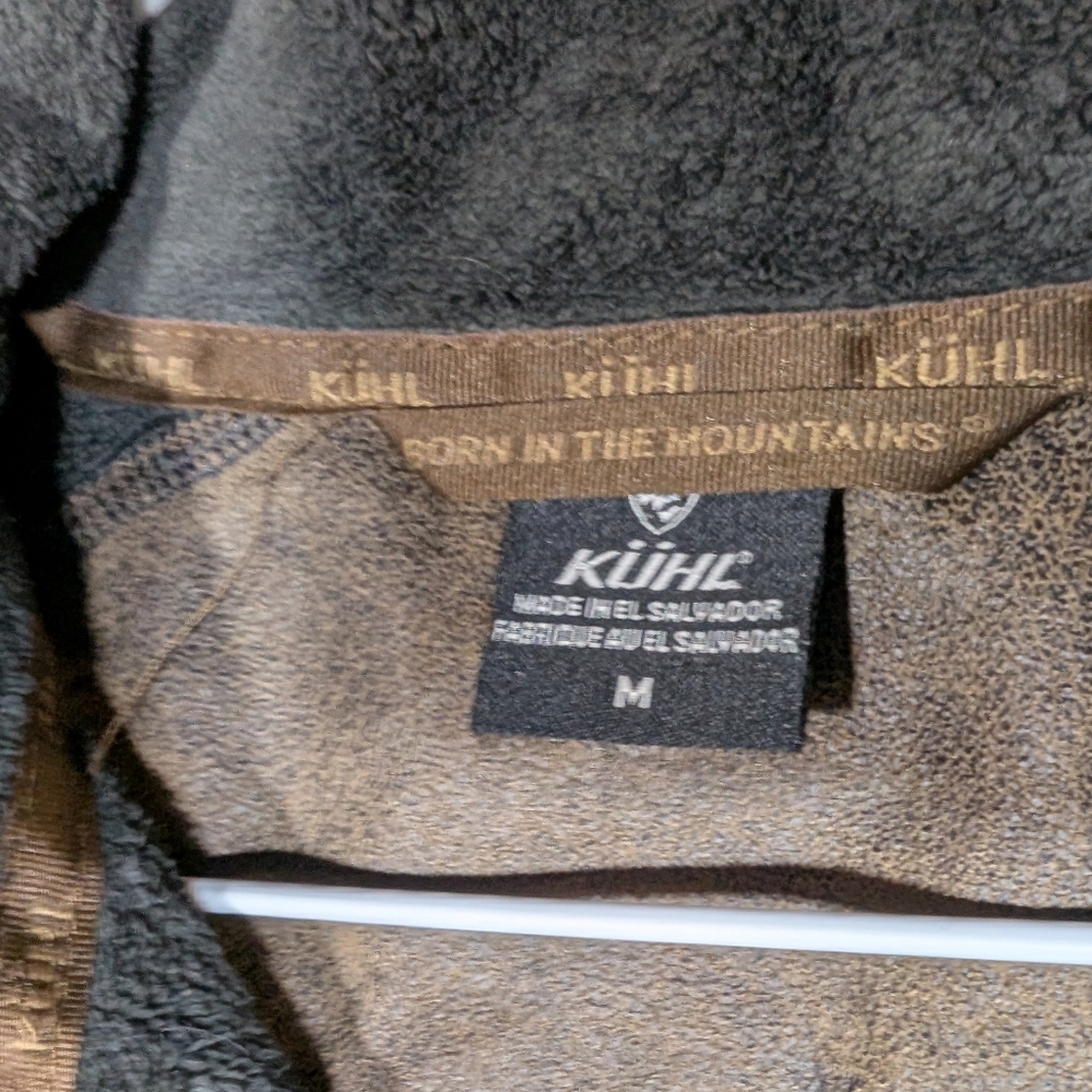 Kuhl Advokat Women's M Black Full-Zip Fleece‎ with Vegan Leather Accents - Picture 4 of 13